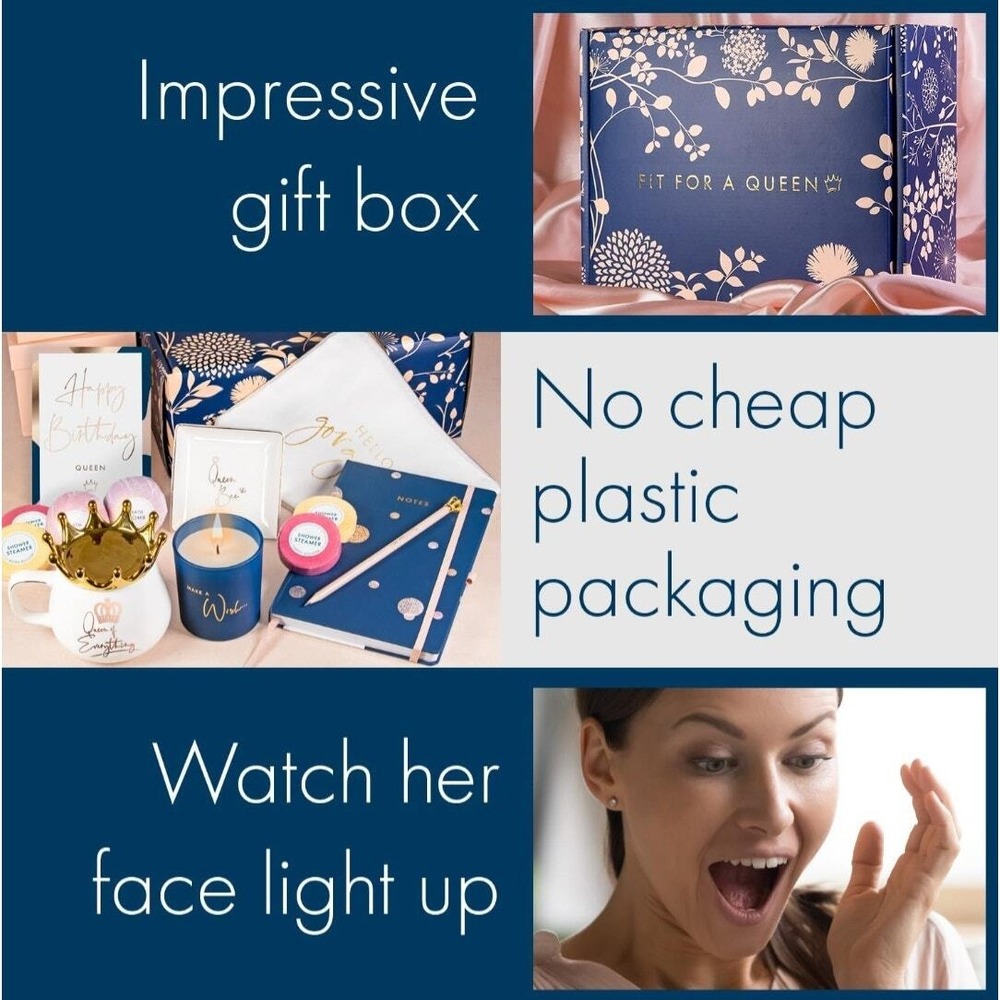 Luxe England Royal Birthday Gift Basket for Women‎ 30th Birthday